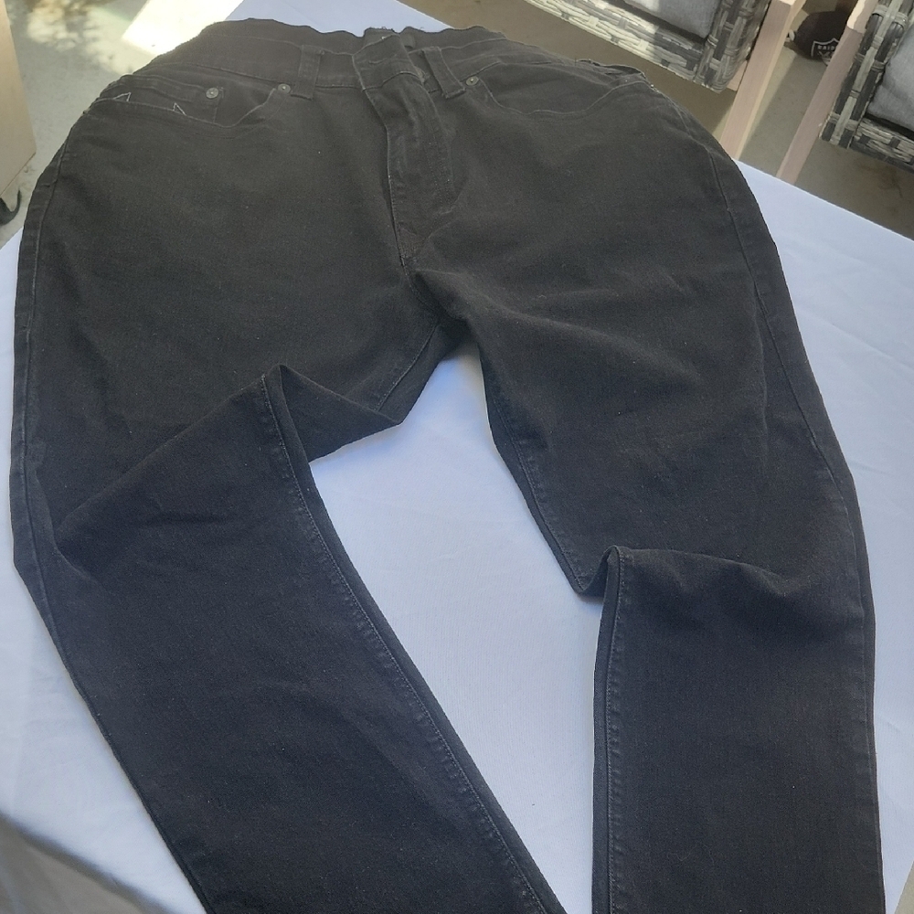 True Religion Men's Black Jeans
